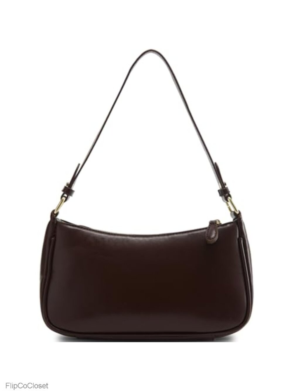 Vegan Leather Shoulder Bag with 2 Removable Straps